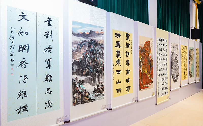 京西古道摄影书画作品展开幕